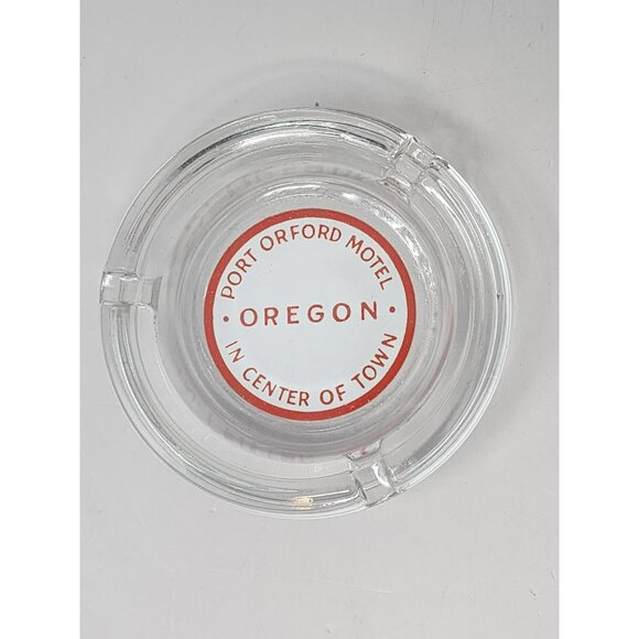 3 Vintage Glass Ashtray Featuring Port Orford & Tropicana‎ Designs - Picture 5 of 11
